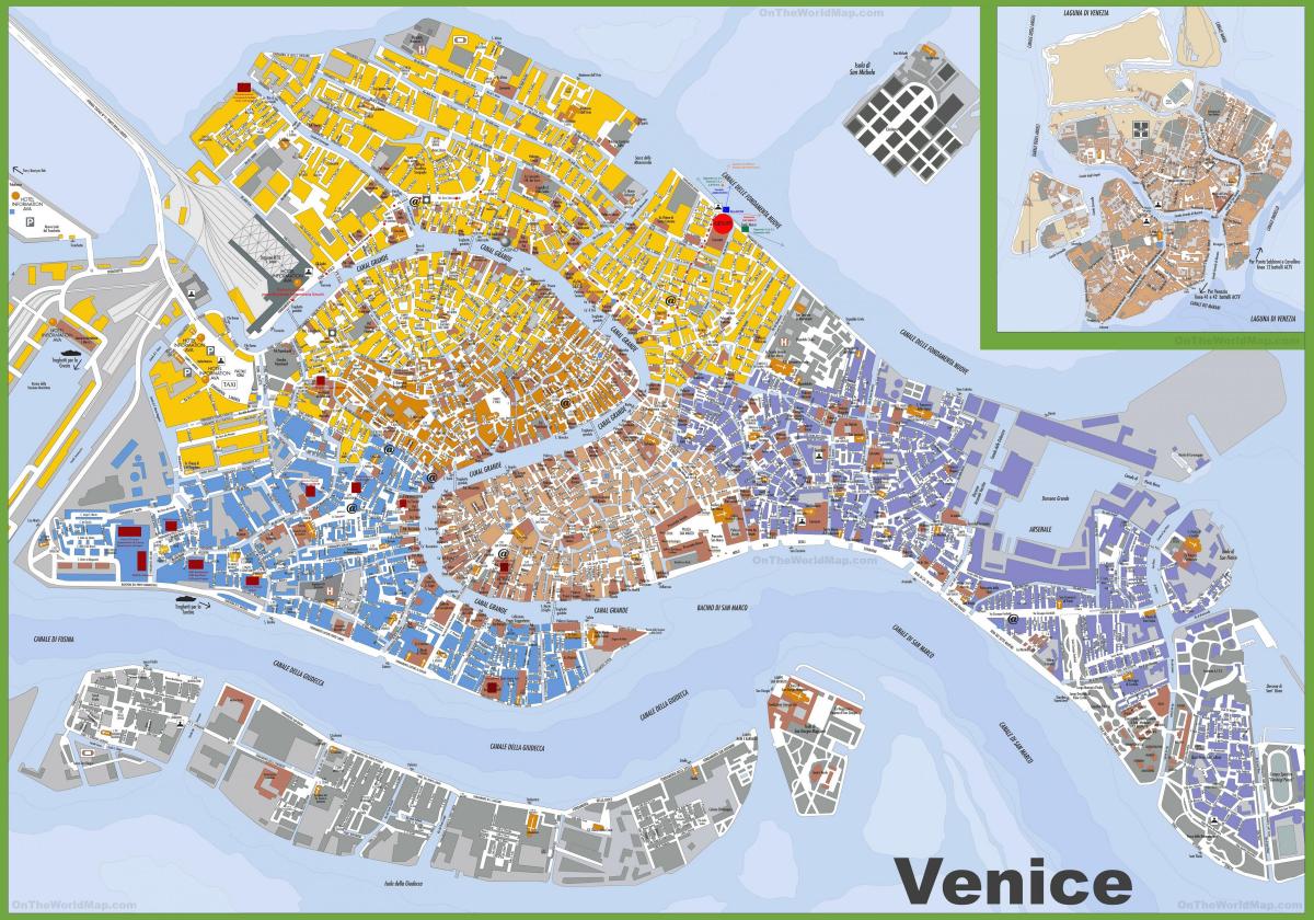 центр Венеции карте