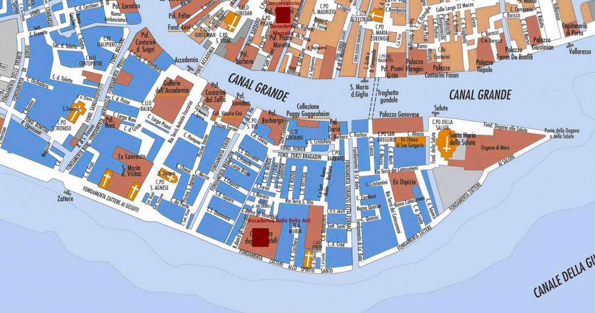 карта заттере Венеция 