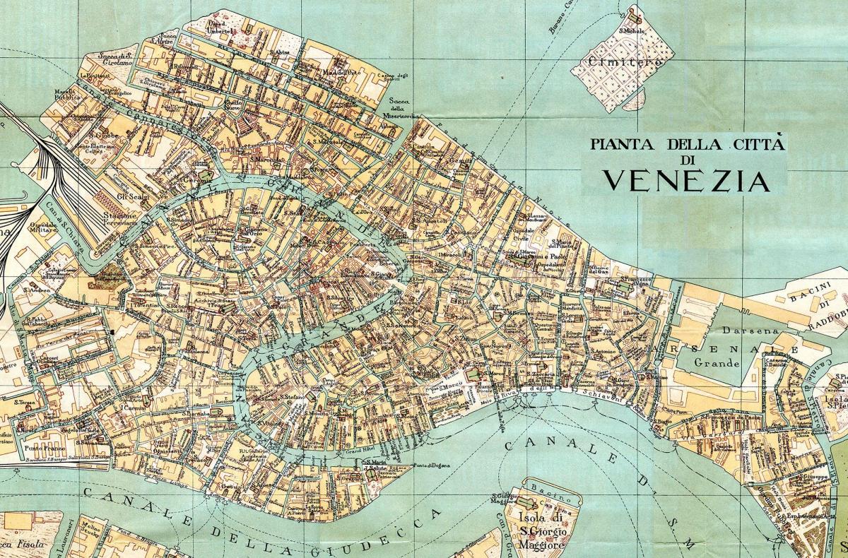 античная карте Венеции