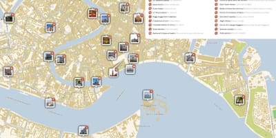 Венеция достопримечательности карта
