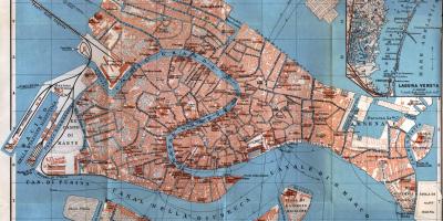 Старая карта Венеции