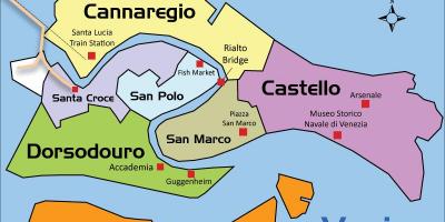 Карта кастелло Венеция